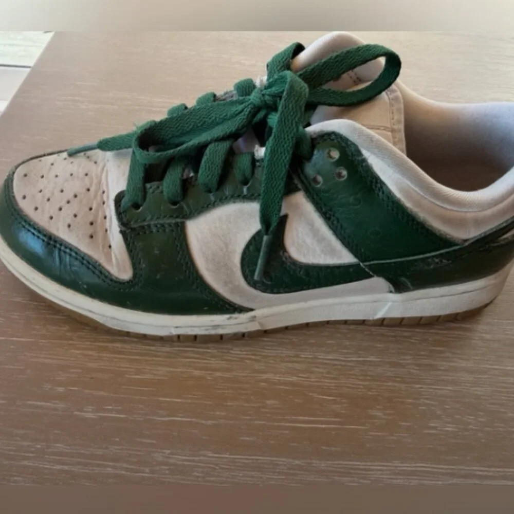 Nike Dunk Low LX Gorge Green Ostrich Premium Sneakers Women's 6.5 - Picture 4 of 8